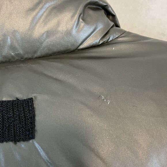 90s Tommy Hilfiger Puffer Vest Outdoor Series 2 Mens XXL Silver Hip Hop Urban - Picture 4 of 7